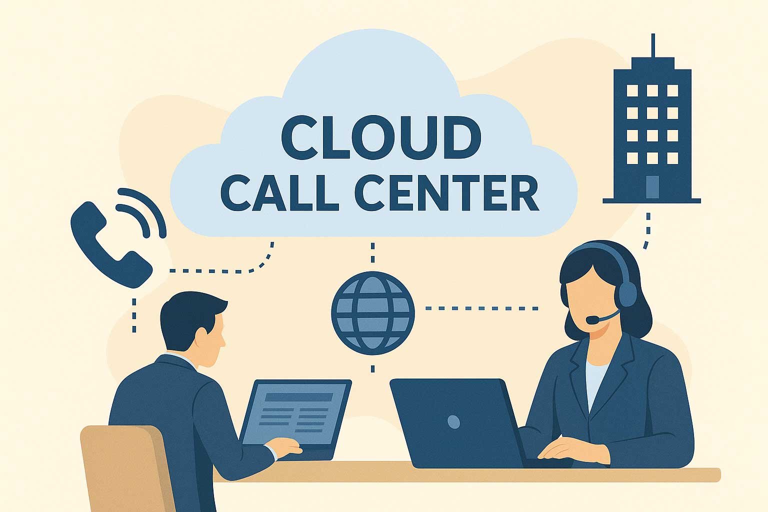 الكول سنتر السحابي – مستقبل خدمة العملاء الذكية