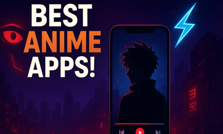 واجهة تطبيقات لمشاهدة الانمي على الهاتف الذكي تعرض مكتبة متنوعة من المسلسلات والأفلام اليابانية